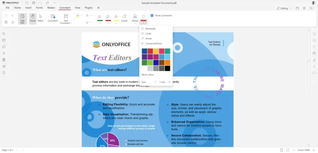 ONLYOFFICE PDF Editor
